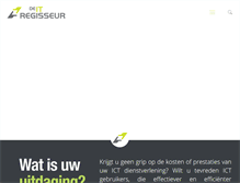 Tablet Screenshot of deitregisseur.nl